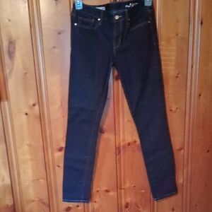 GAP Women's Dark Blue Skinny Jeans